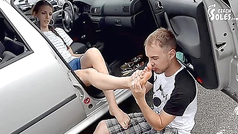 Brunette Gets Her Sexy Feet And Ankles Massaged By Stranger In Public Brunette Gets Her Sexy Feet And Ankles Massaged By Stranger In Public