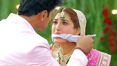 Beautiful Indian Bride Cleave Gagged