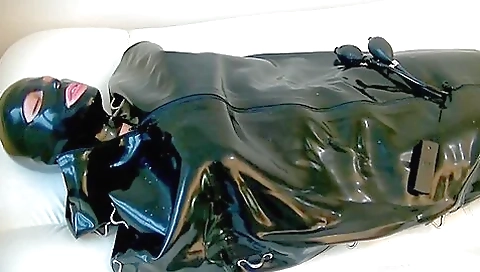 Girl Punished In Rubber Sleepsack Girl Punished In Rubber Sleepsack