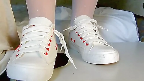 Passionate Girl Crushing A Cock With Her Thick Feet In Nylon Stockings Passionate Girl Crushing A Cock With Her Thick Feet In Nylon Stockings